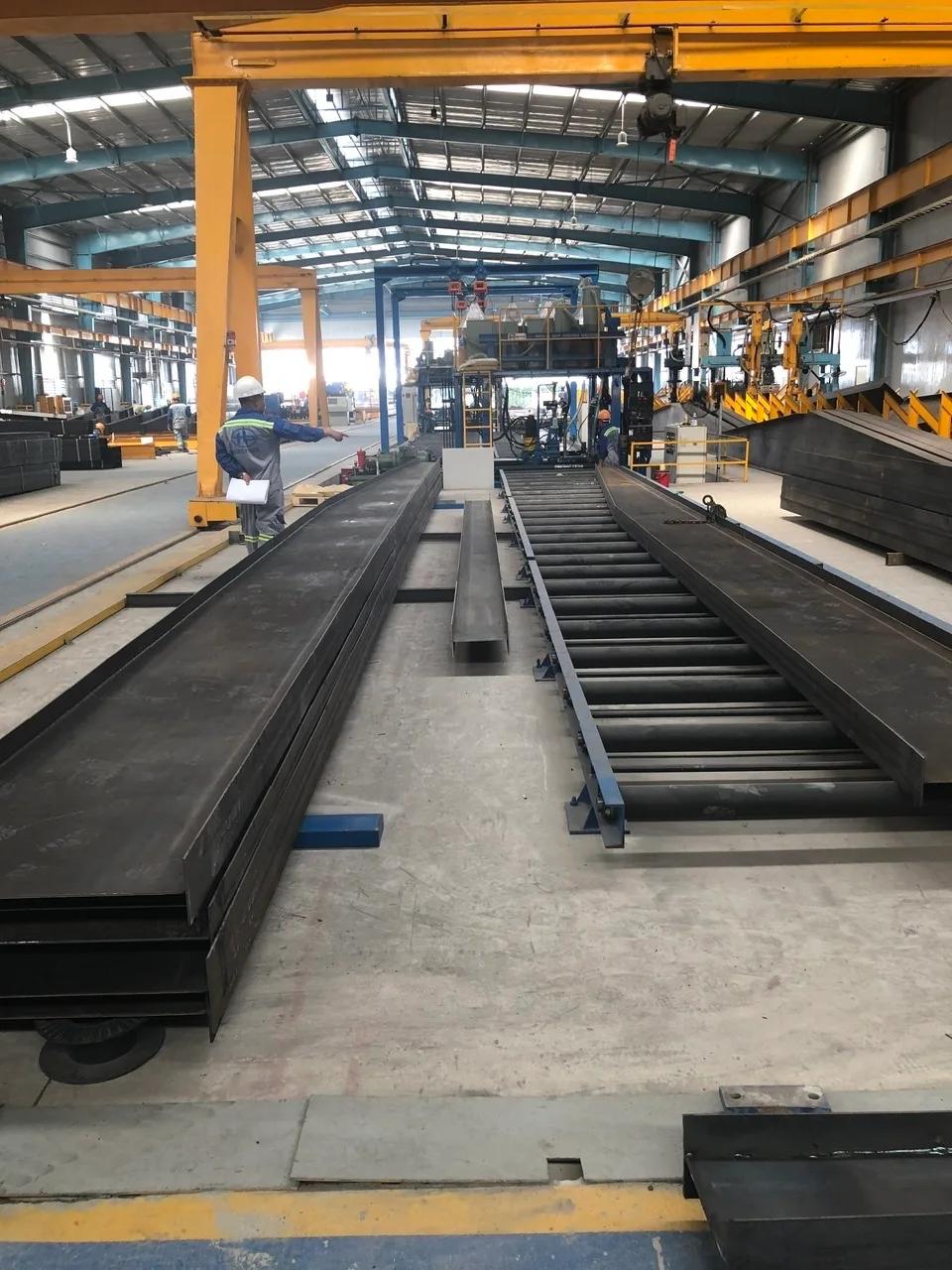 Dầm, cột tổ hợp hàn (Built-up H)
