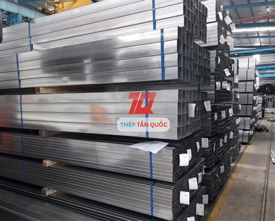 Ống thép hộp mạ kẽm – hình ảnh thực tế 2