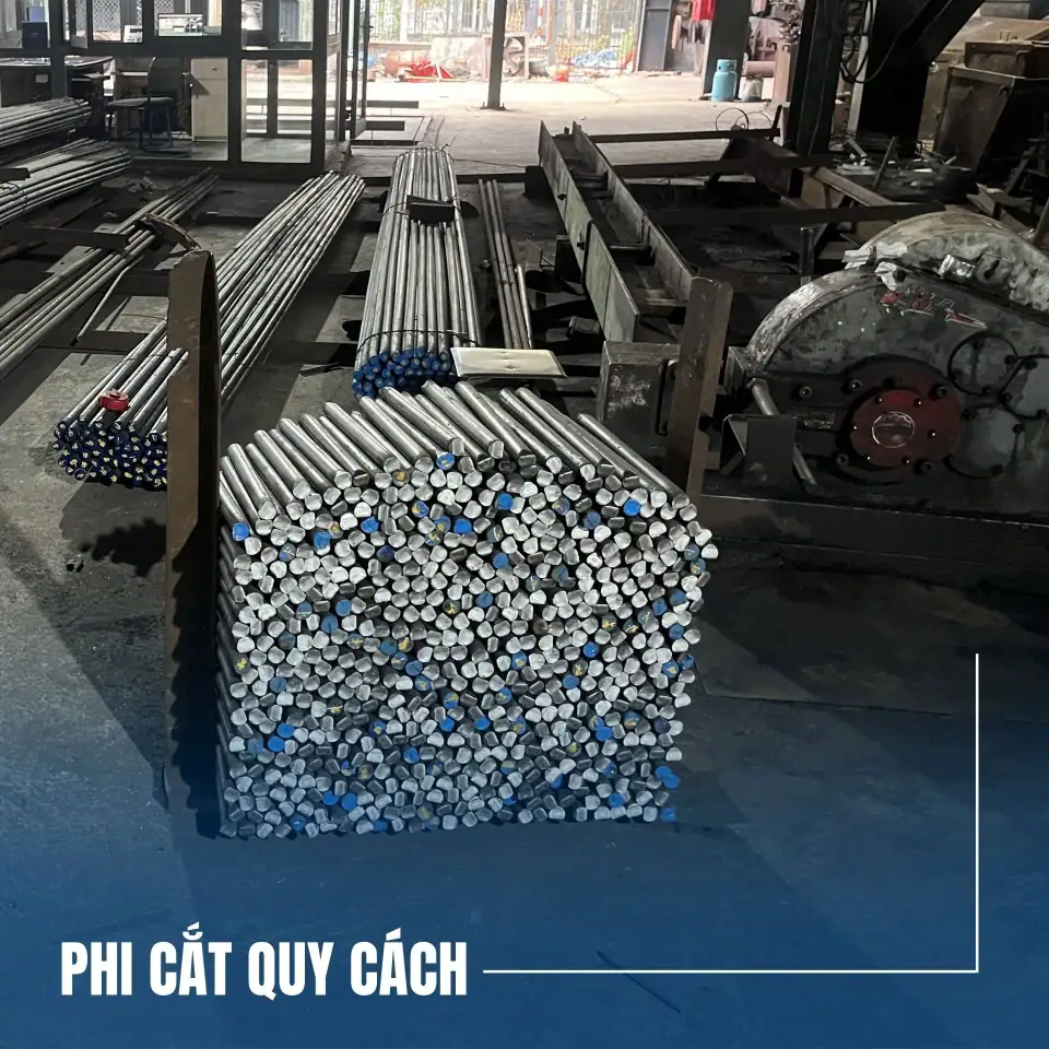 Thép tròn đặc cắt theo quy cách