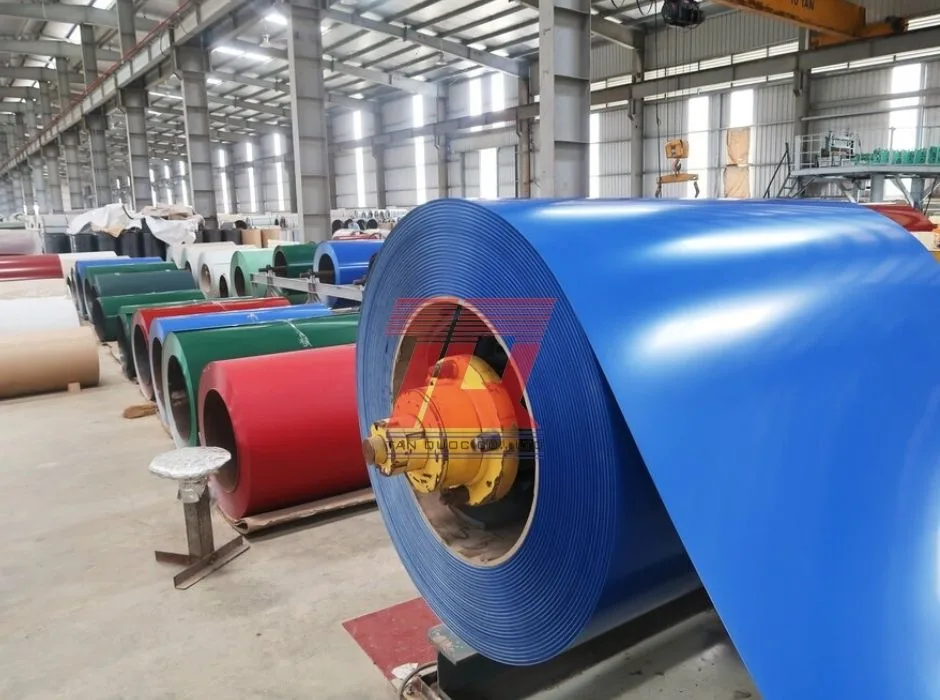 Thép cuộn mạ màu PPGI / PPGL – hình ảnh thực tế 3